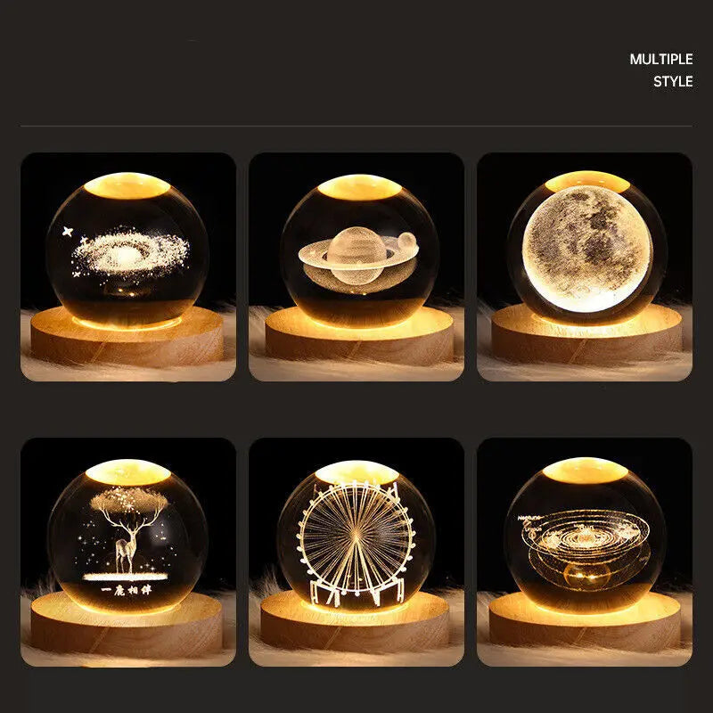 Cosmic Glow 3D Galaxy Lamp