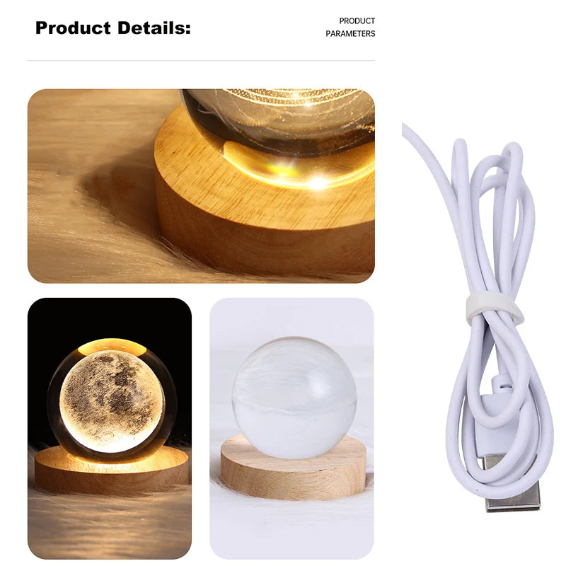 Cosmic Glow 3D Galaxy Lamp