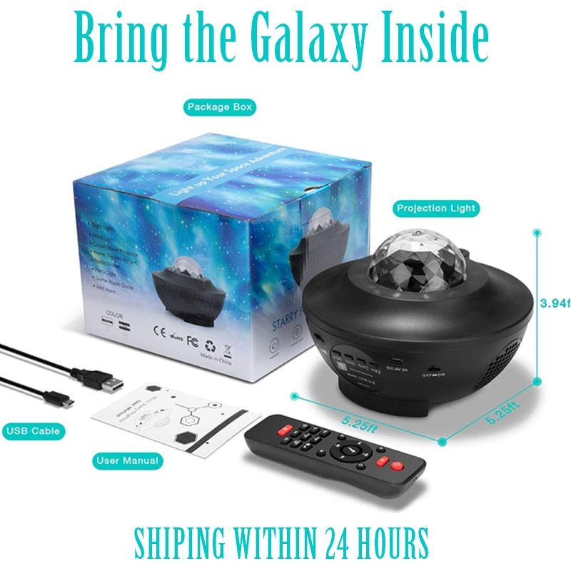 Starry Night LED Galaxy Projector