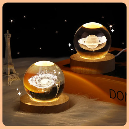 Cosmic Glow 3D Galaxy Lamp